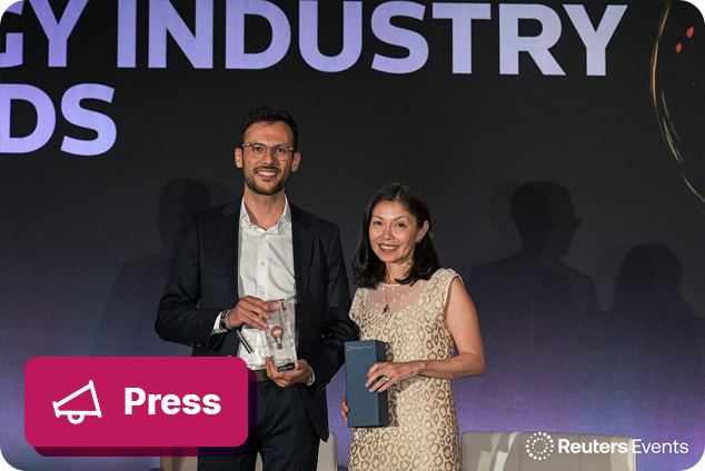  envelio Wins Reuters Events Grid Infrastructure Award